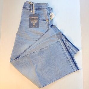 Women’s Denim Uneven Yoke Front Slit Skirt | Democracy | Size 14